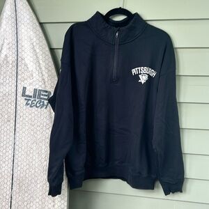 Pittsburgh Penguins Quarterback Zip Sweatshirt Size L